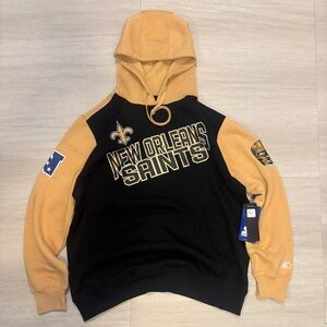New Orleans Saints black and gold hoodie